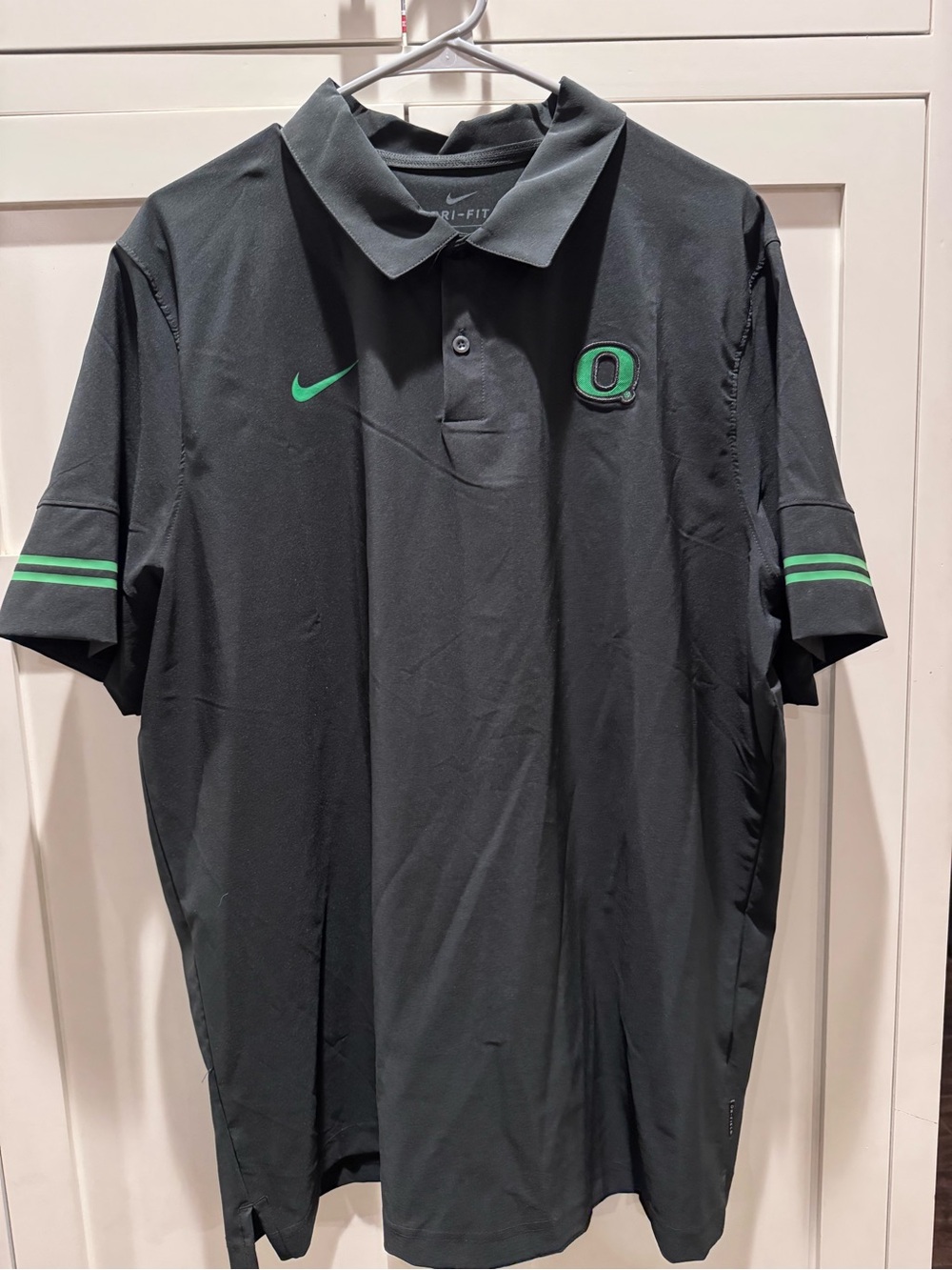 University of Oregon - Ducks - Nike Men’s Black Polo with Green Accents